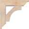 Ekena Millwork Westlake Traditional Smooth Bracket w/ Offset Brace, Douglas Fir, 5 1/2"W x 18"D x 18"H BKT0604X18X18WTL01SDF - alternate 2